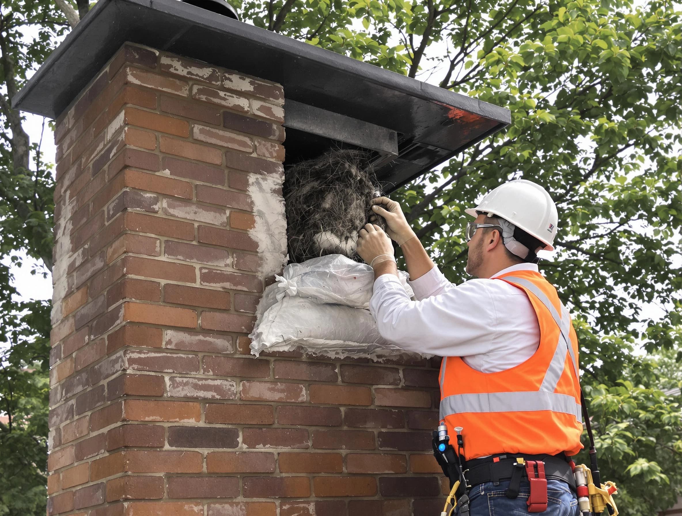 Humane removal of debris and animals by Framingham Chimney Sweep in Framingham, MA