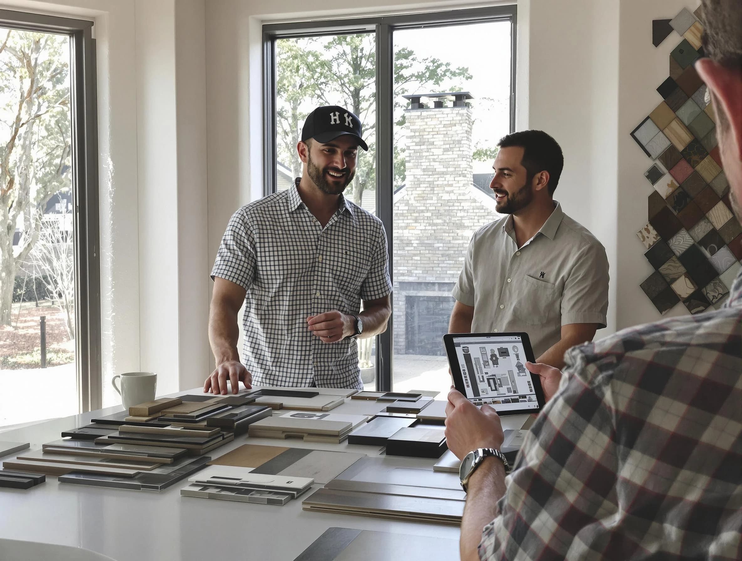 Framingham Chimney Sweep remodeling a chimney and fireplace in Framingham, MA