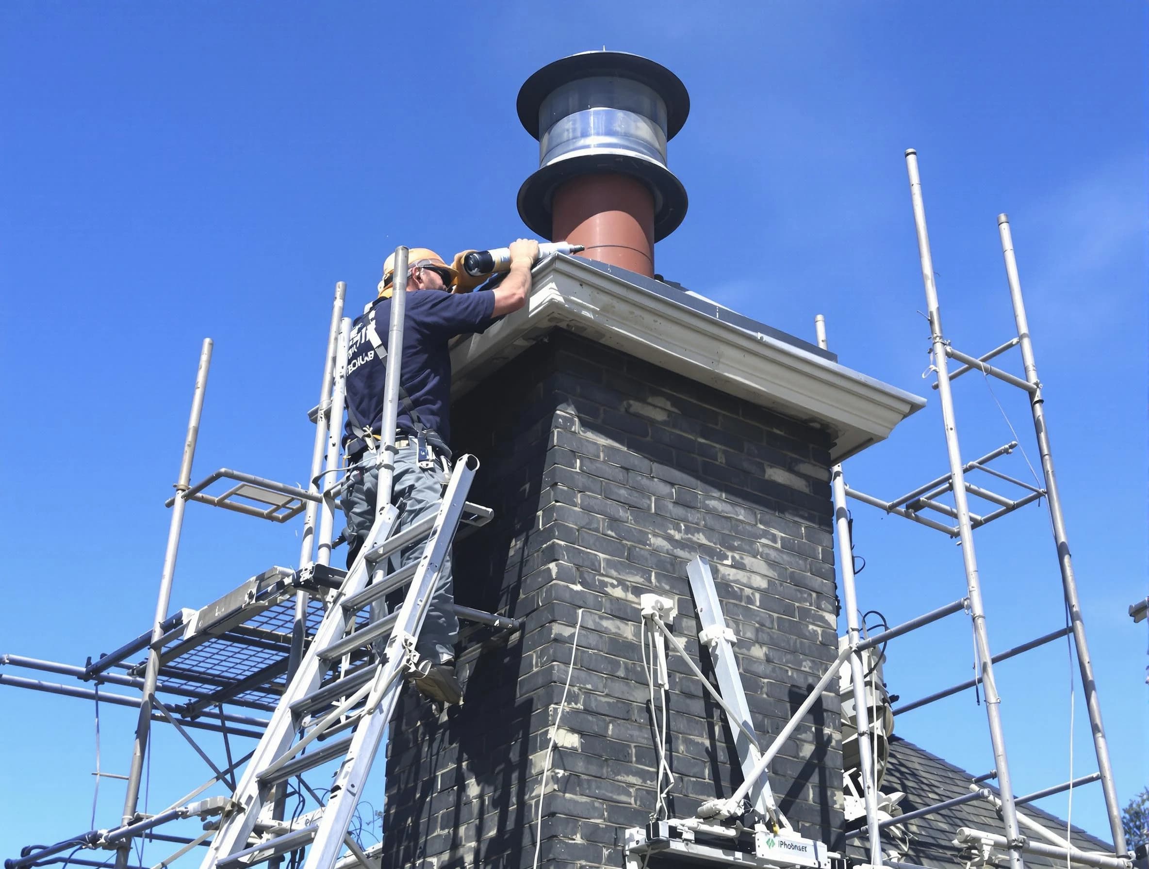 Sturdy chimney crown finished by Framingham Chimney Sweep in Framingham, MA