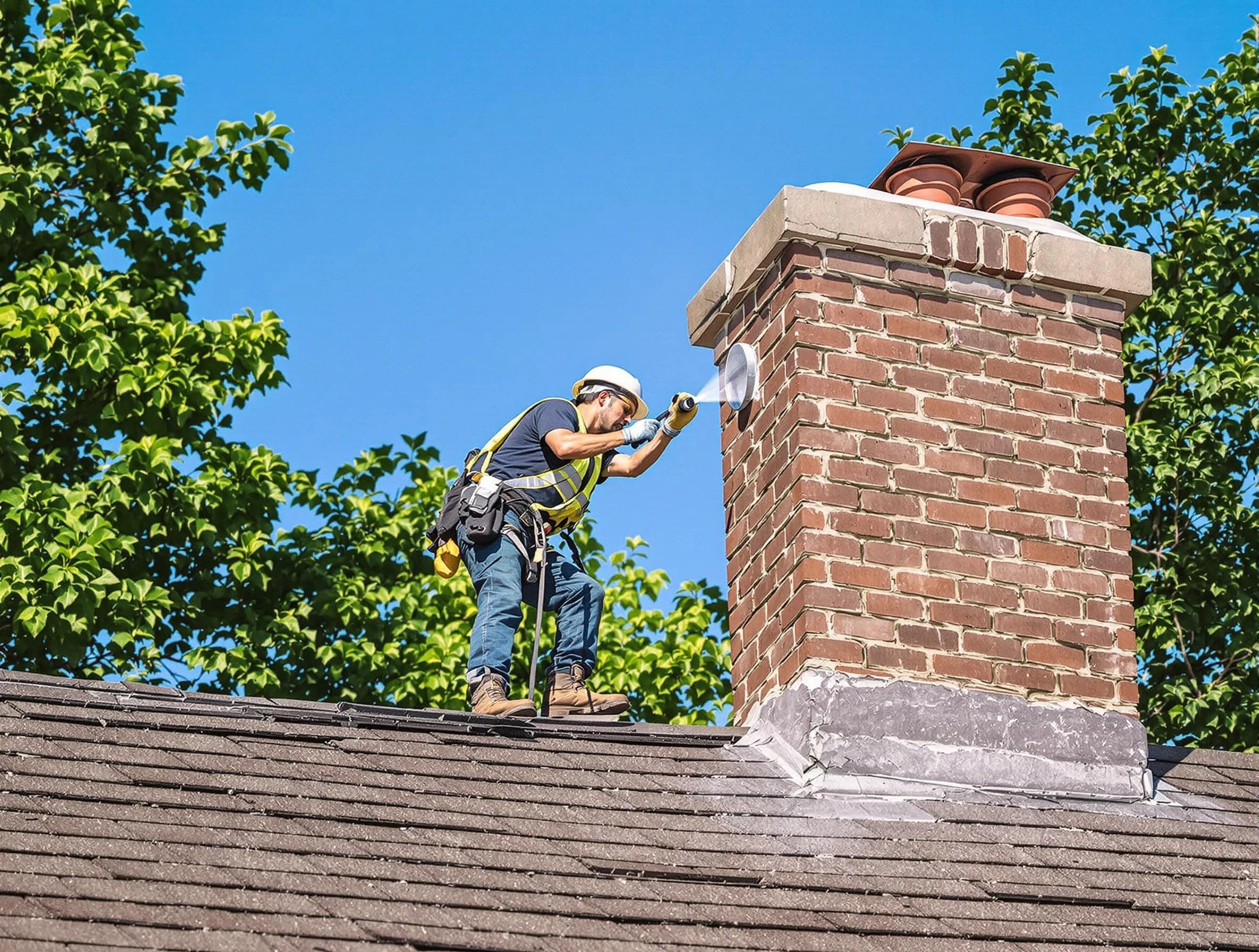 Framingham Chimney Sweep performing an inspection with advanced tools in Framingham, MA
