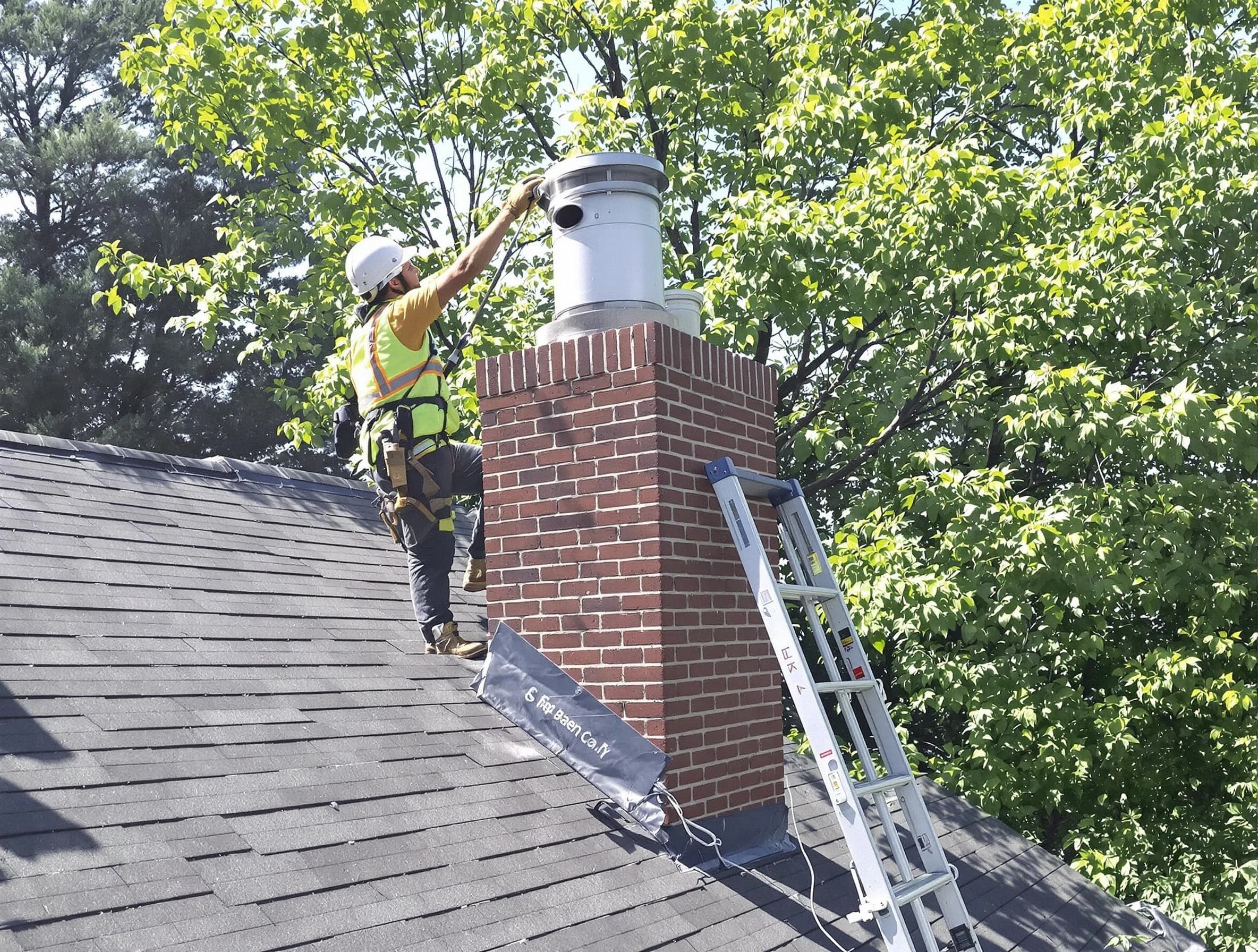 Chimney liner inspection by Framingham Chimney Sweep in Framingham, MA