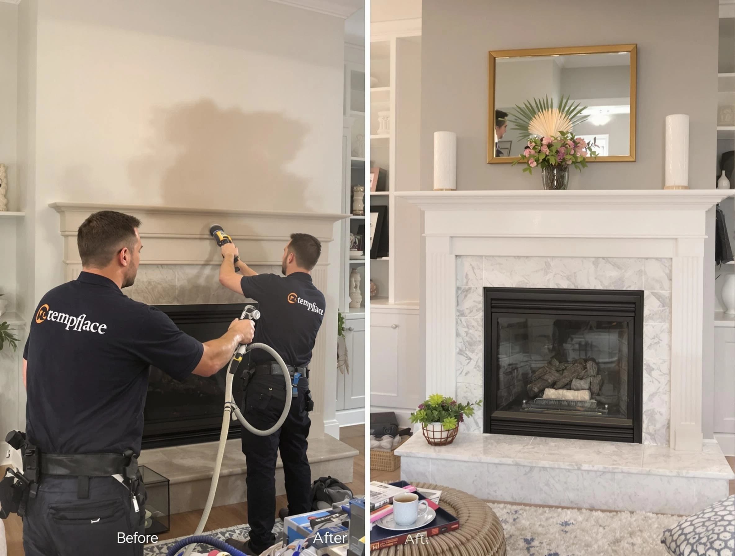 Professional soot removal by Framingham Chimney Sweep team in Framingham, MA