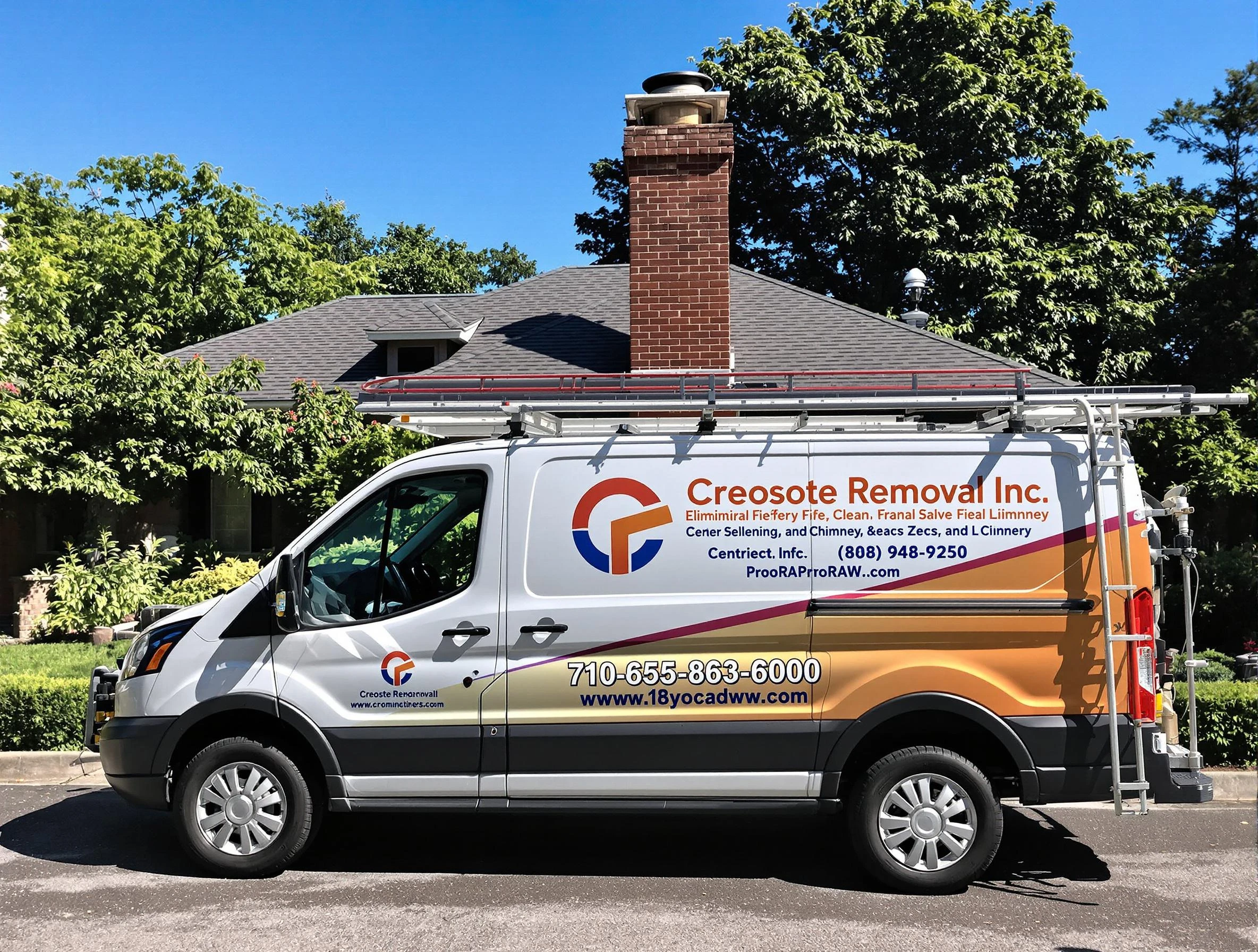 Framingham Chimney Sweep technician removing creosote safely in Framingham, MA
